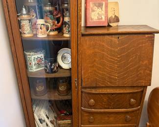 Antique side by side secretary