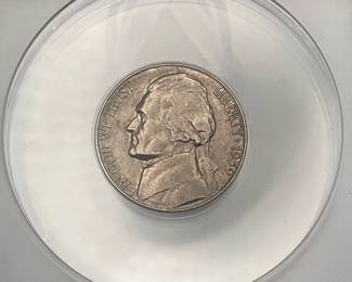 1959 Jefferson Nickel, ANACS AU58