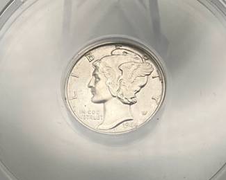 1944 Mercury Dime, ANACS MS64