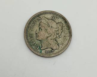  1867 3-Cent Nickel