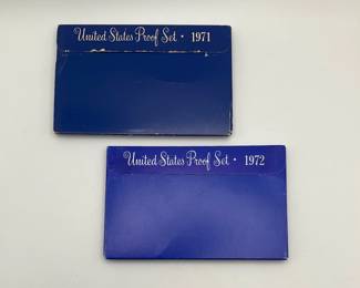 1971 and 1972 United States Proof Sets
