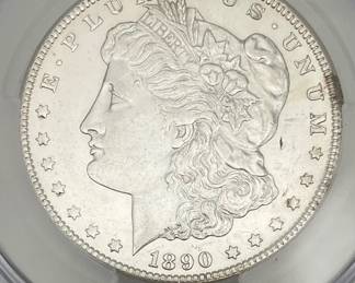1890-CC Morgan Dollar, CAC AU Details