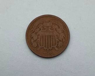 1866 2-Cent Coin