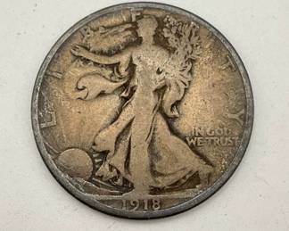 1918-S Walking Liberty Half Dollar