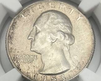 1953-S Washington Quarter, NGC MS65