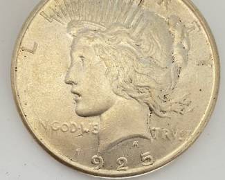 1925 US Peace Silver Dollar