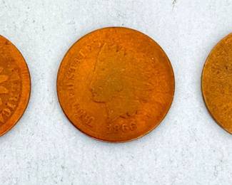  1864, 1865, 1866 Indian Head Cents