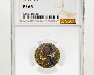 1961 Jefferson Nickel, NGC PF65