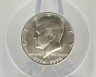 1976-S Kennedy Half Dollar, ANACS MS65