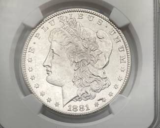1881-S Morgan Dollar, NGC MS62