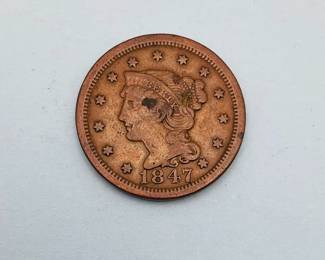 1847 Large Cent