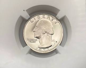 1977-S Washington Quarter, NGC PF69 Ultra Cameo