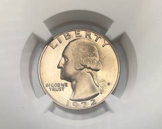 1972-S Washington Quarter, NGC PF67