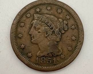 1851 Large Cent