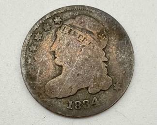 1834 Capped Bust Dime