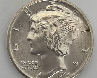 1944-S Mercury Dime