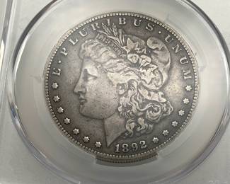 1892-S Morgan Dollar, CAC F12