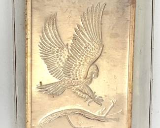SilverTowne 1 Troy Oz Bald Eagle Silver Bar