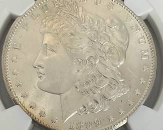 1899-O Morgan Dollar, NGC MS62