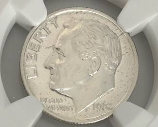 1962 Roosevelt Dime, NGC PF69