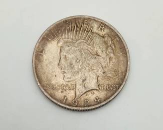 1924 Peace Dollar
