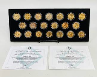 2005-2006 24K Gold State Quarters