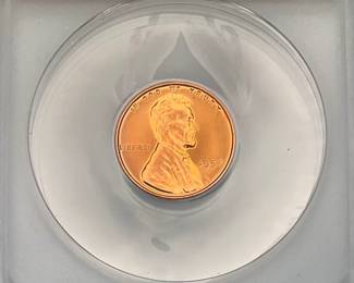 1954 Lincoln Penny, ANACS PF66 RED