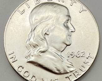 1962-D Franklin Silver 50c