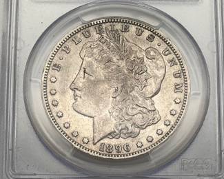 1896-O Morgan Dollar, PCGS XF45