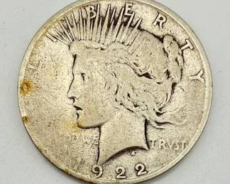 1922-D Peace Dollar