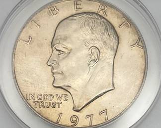 1977 Eisenhower Dollar, ANACS MS65