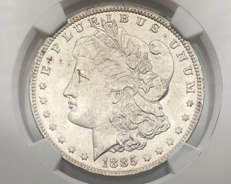 1885-O Morgan Dollar, NGC MS62