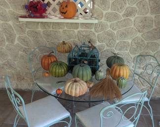 Glass Top Table and Chairs