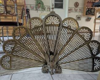Brass Fire Place Screen