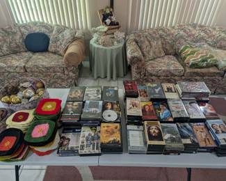 VHS and DVDs