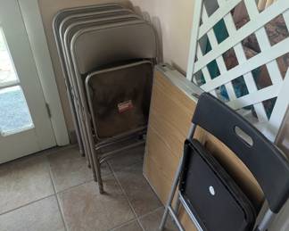 Card Table and Chairs