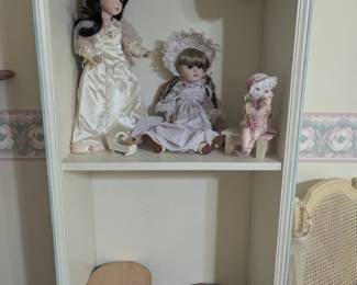 Porcelain Dolls and Decor
