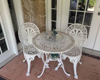 Wrought Iron Table Set