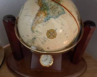 Unique World Globe Clock