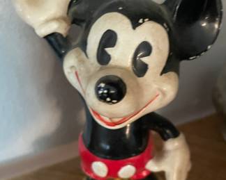 Vintage Mickey Ceramic Statue