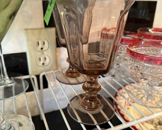 we have two of these Lenox “antique rust” water goblets if someone needs to add to their set…or start a set!