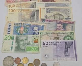 1724  Foreign Currency Bills and Coins 