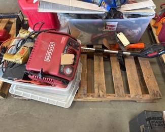 6362  Craftsman Inflator, Power Drills, Extension Cords, Battery Charger, Weed Whacker, Hedge Trimmer 