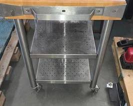 4924  Butcher Block on Wheels 