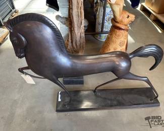 3132  Etruscan Horse Bronze 