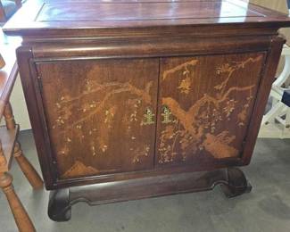 4262  Asian Carved Cabinet 