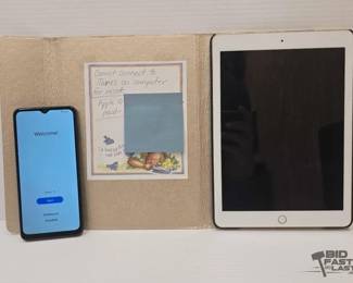 1900  iPad 2017 5th Gen and Samsung Galaxy A13 5G Phone 