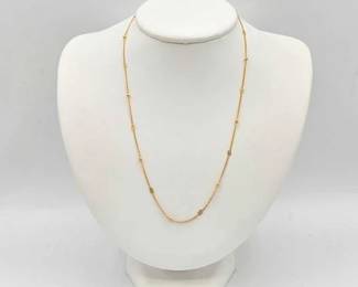 602  22k Gold Necklace, 3.8g 