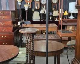 4728  Wooden Coat Rack  Plant Stand 