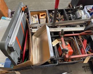 6320  8 Milk Crates of Tools 